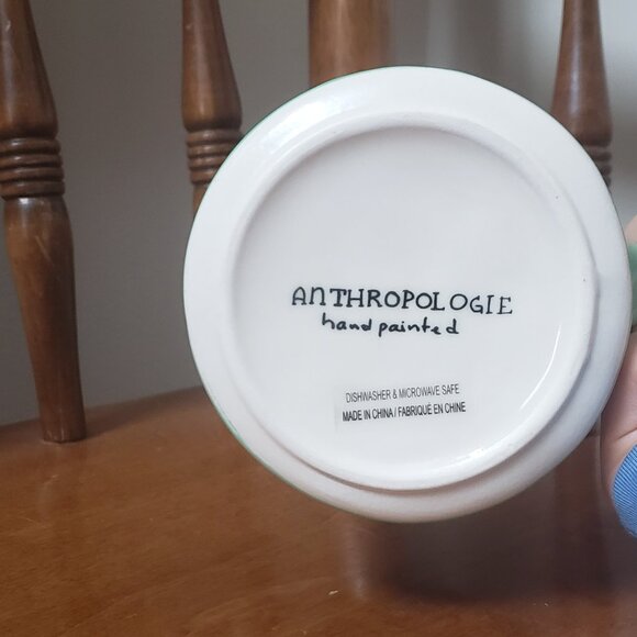 Anthropologie Handpainted M Mug - Picture 6 of 7